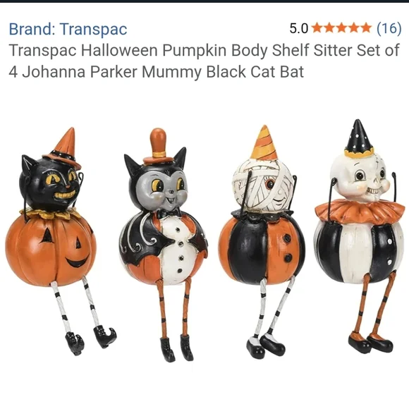 Halloween Shelf Sitters Figurine Set - Picture 4 of 4